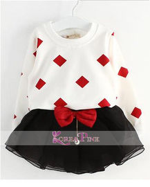 China High Quality And Cheapest Price For Girl Skirt Set FASHION HOT SELL supplier